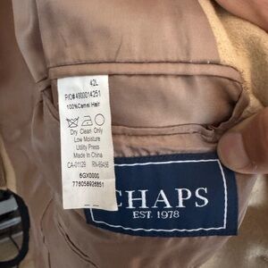 Chaps Camel Hair Jacket